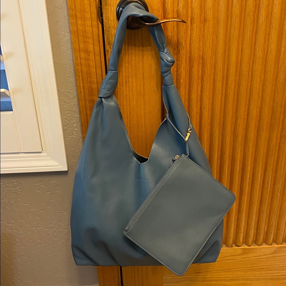 Elizabeth and James Knotted Soft Hobo Purse with a pouch